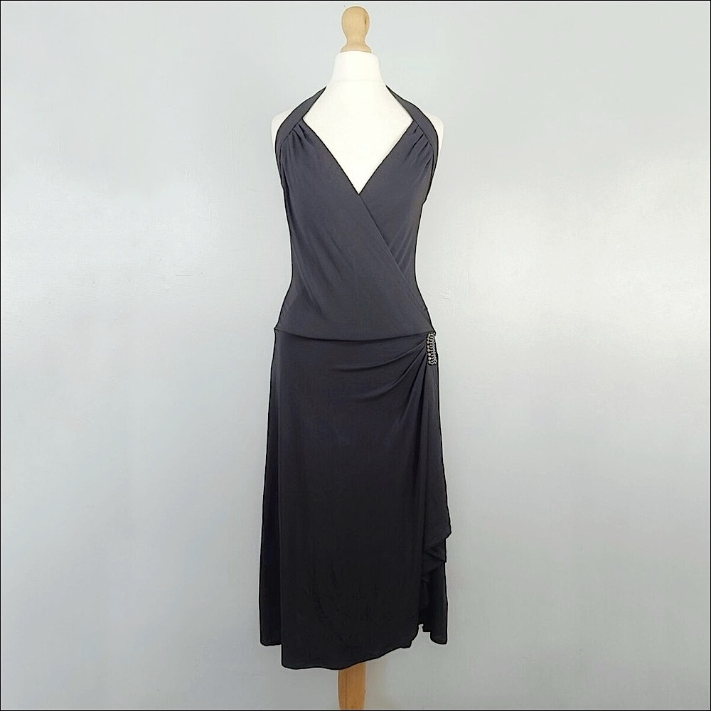 Ted Baker London Gray Halter Dress